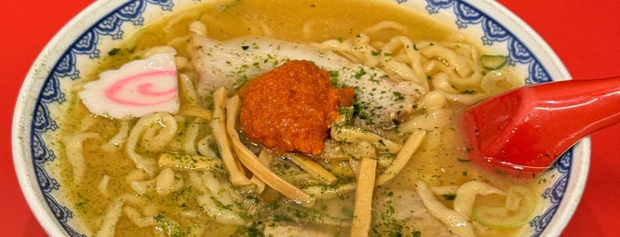 龍上海 赤湯本店 is one of The 麺.
