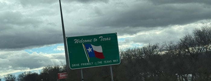 Oklahoma / Texas Border is one of M's ever-growing list of random stuff.