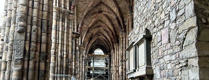 Holyrood Abbey is one of Lieux qui ont plu à Yarn.