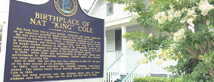 Birthplace of Nat King Cole is one of Locais curtidos por Jade.