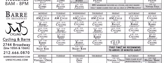 Life in Motion: Yoga Cycling Barre is one of Top 10 places to try this season.