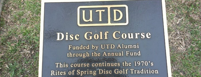 Disc Golf Course is one of Ut Dallas.