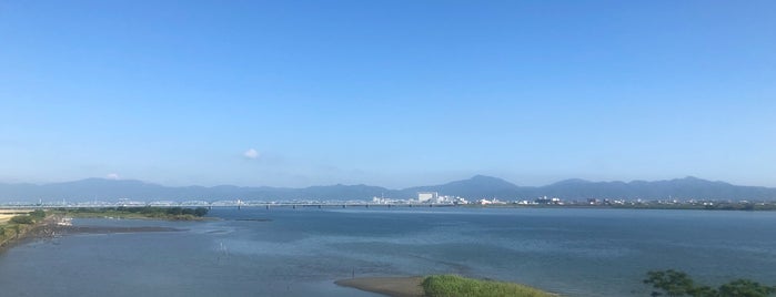 吉野川大橋 is one of 国道11号.