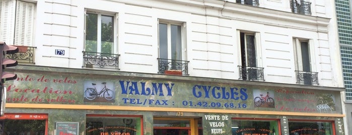 Valmy Cycles is one of Paris.