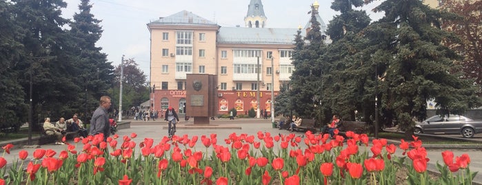 Площа Соборна / The Cathedral Square is one of Житомир.