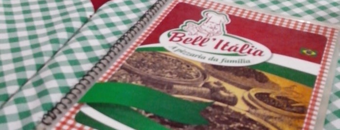 Bell'Italia Pizzas e Massas is one of Locais diários.