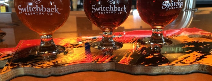 The Tap Room at Switchback Brewing Company is one of breweries i've visited.