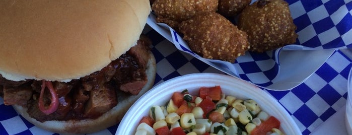 Husky Hog BBQ is one of Where to Eat and Drink Near U.S. Cellular Field.
