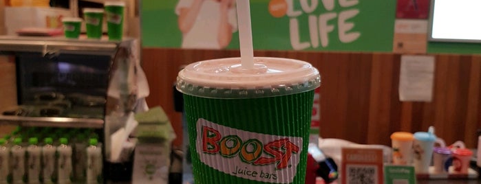 Boost Juice is one of Frequent locations.