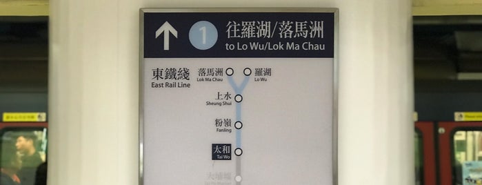 MTR Tai Wo Station is one of Places I go.