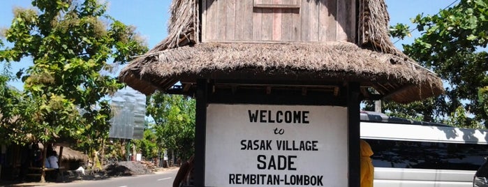 Kampung Sasak - Desa Sade is one of West Nusa Tenggara. Indonesia..