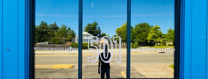 Cafe 501 is one of Oklahoma City Eats.