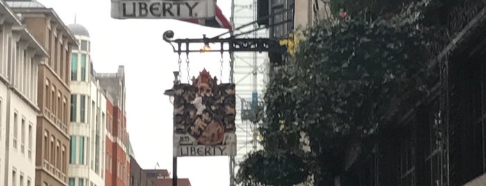 Liberty of London is one of Tempat yang Disukai Mara.