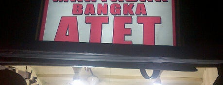 Martabak Bangka Atet is one of Palembang. South Sumatra. Indonesia.