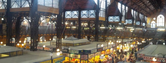 Центральный рынок is one of Budapest highlights.