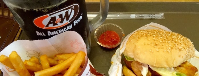 A&W is one of in Okinawa.