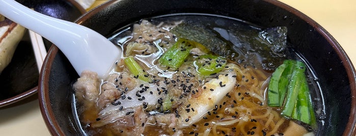 手もみラーメン 十八番 is one of 麺 食わせろψ(｀∇´)ψ.