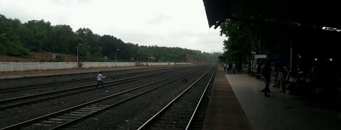 Thivim Railway Station is one of IND.