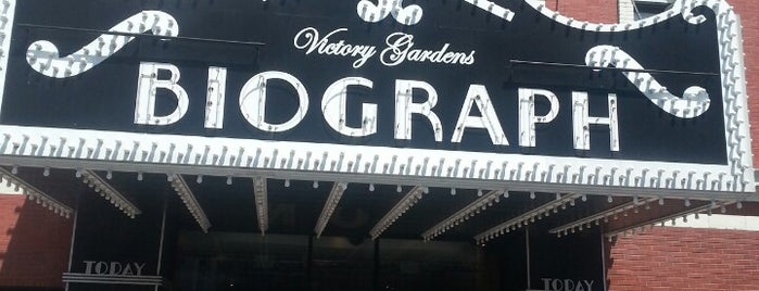 Victory Gardens Biograph Theater is one of สถานที่ที่ Andre ถูกใจ.