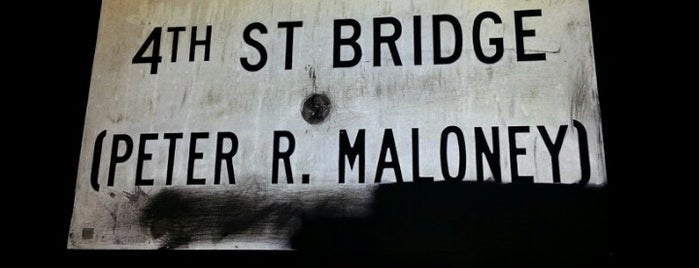 4th Street (Peter R Maloney) Bridge is one of marco'nun Beğendiği Mekanlar.
