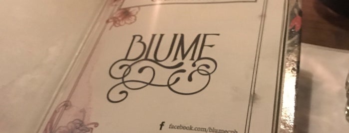 Blume is one of Smoking Bars.