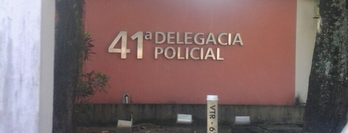41ª Delegacia de Polícia Civil is one of Delegacias de Polícia RJ.