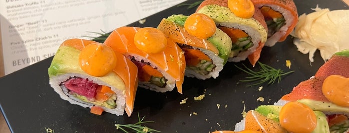 Beyond Sushi is one of NYC Vegan Friendly.