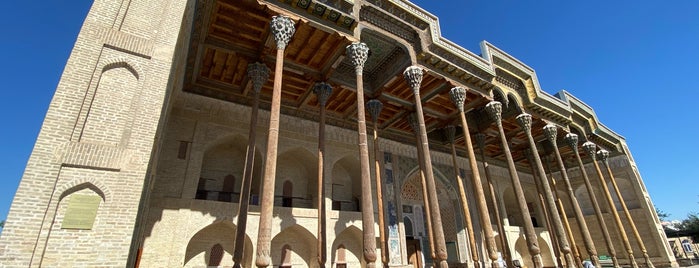 Bolo Haouz Mosque is one of Uzbekistan.