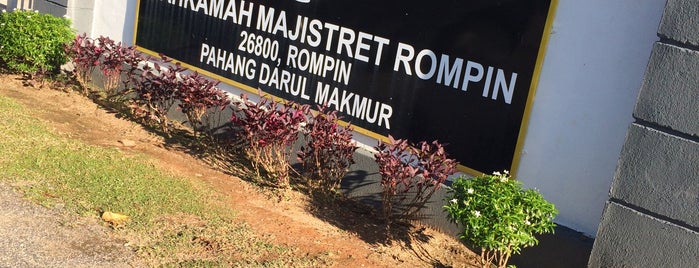 Mahkamah Majistret Rompin is one of @Rompin, Pahang.
