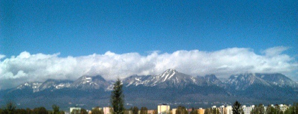 Poprad is one of Vysoké Tatry.