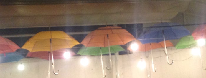 Umbrella social pizza is one of E hoje.