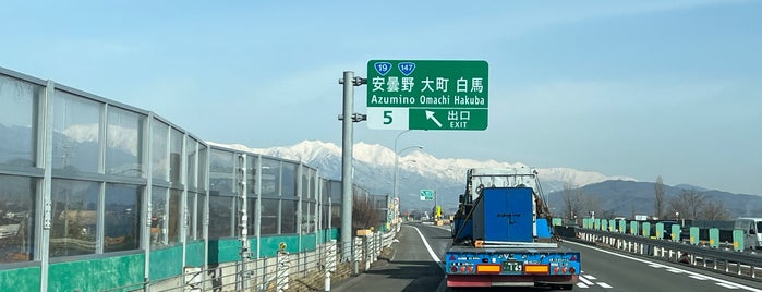 Azumino IC is one of 長野自動車道.