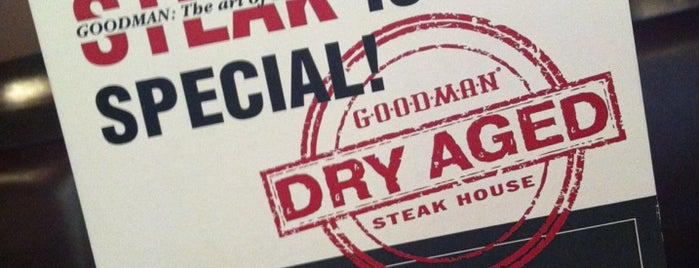 GOODMAN Steak House is one of Favorites.