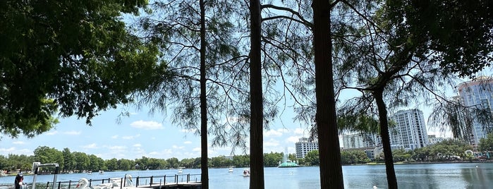 Lake Eola Park is one of Orlando, FL.