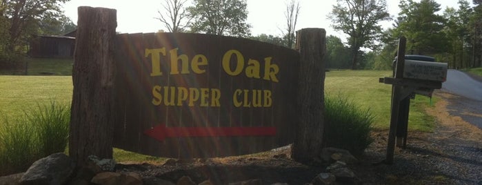 Oak Supper Club is one of Pipestem to Princeton.