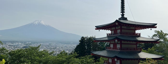 Chureito Pagoda is one of My trip to Fuji, Japan.