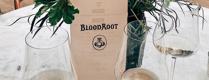 BloodRoot is one of wine country.