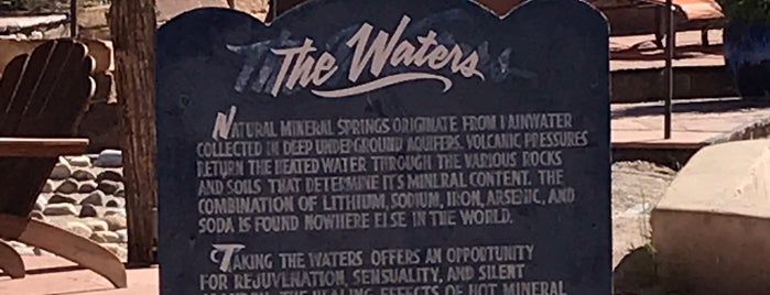 Ojo Caliente Mineral Springs Resort & Spa is one of Zach'ın Beğendiği Mekanlar.