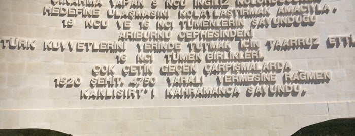 Kanlı Sırt Anıtı is one of *** TRAVELLERS ' 4 '.