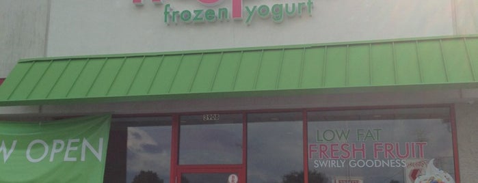 Hoopla Frozen Yogurt is one of Get it get it.