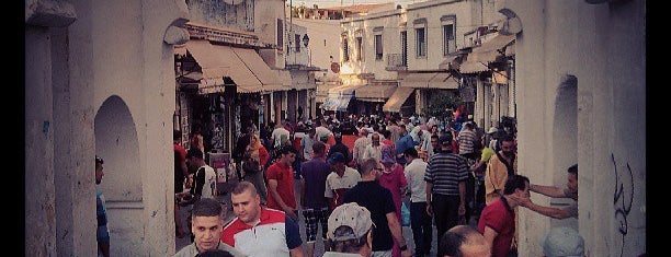 السوق الداخل Gran Socco is one of Morocco.