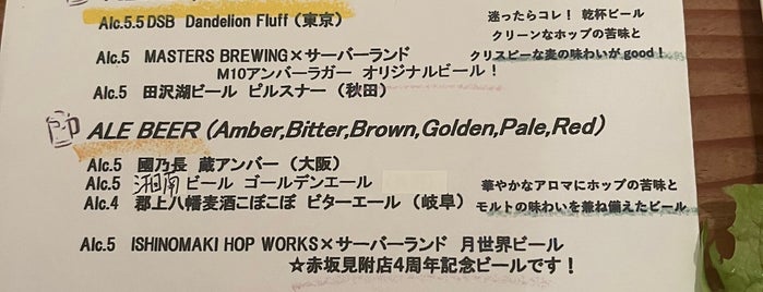 Craft Beer Server Land is one of Tokyo.