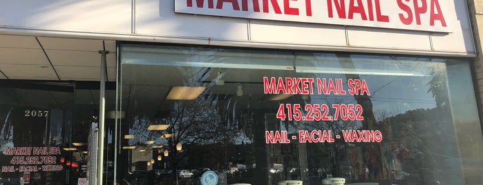 Market Nail Spa is one of Signage.