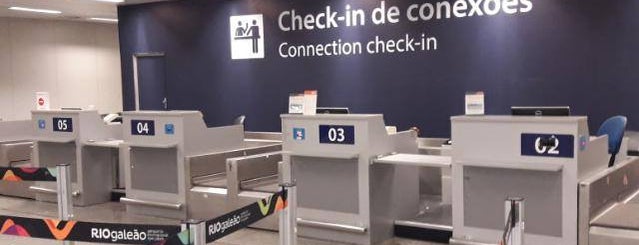 Check-in de Conexões is one of Aeroporto do Galeão.