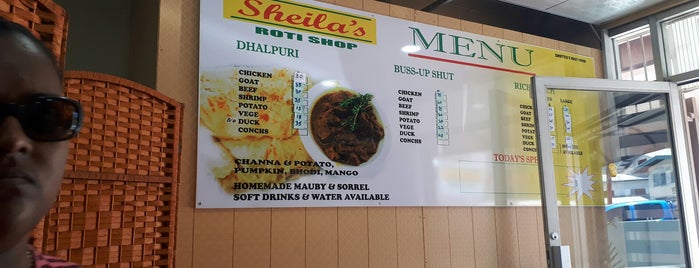 Sheila's Roti Shop is one of Roti.
