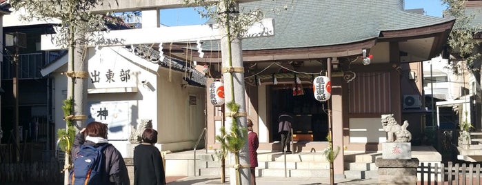 亀出神社 is one of 神社_東京都.