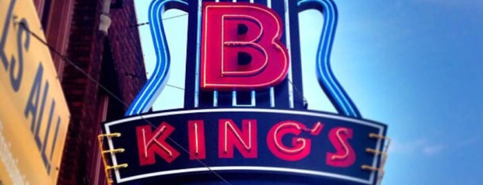 B.B. King's Blues Club is one of Memphis.