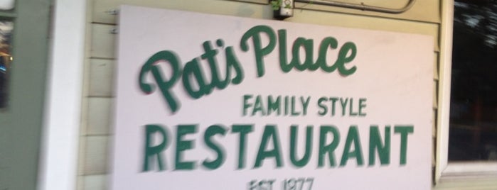 Pat's Place Restaurant is one of สถานที่ที่ Brandon ถูกใจ.