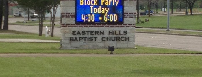 Eastern Hills Baptist Church is one of my places.