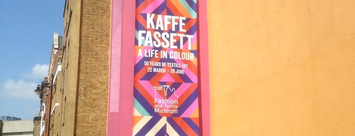 The Fashion and Textile Museum is one of Clothes and Stuff.